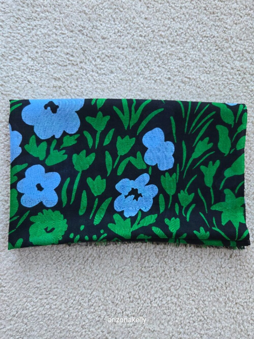 NWOT Marimekko Wool Fiore Scarf Iso Pikkulempi Finland Design - Picture 14 of 15